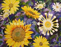 Sunflowers & spoon mums