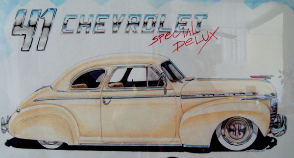 1941 Chevy cream.