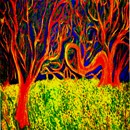 Trees In A Meadow 72ppi