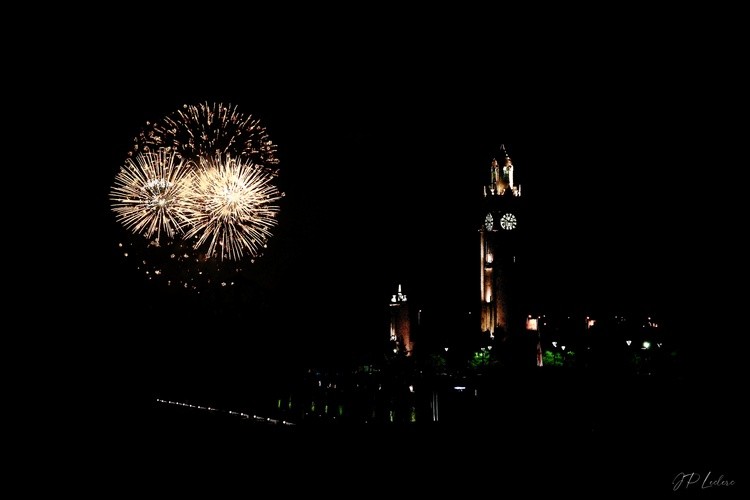 Fireworks at the Clock Tower 