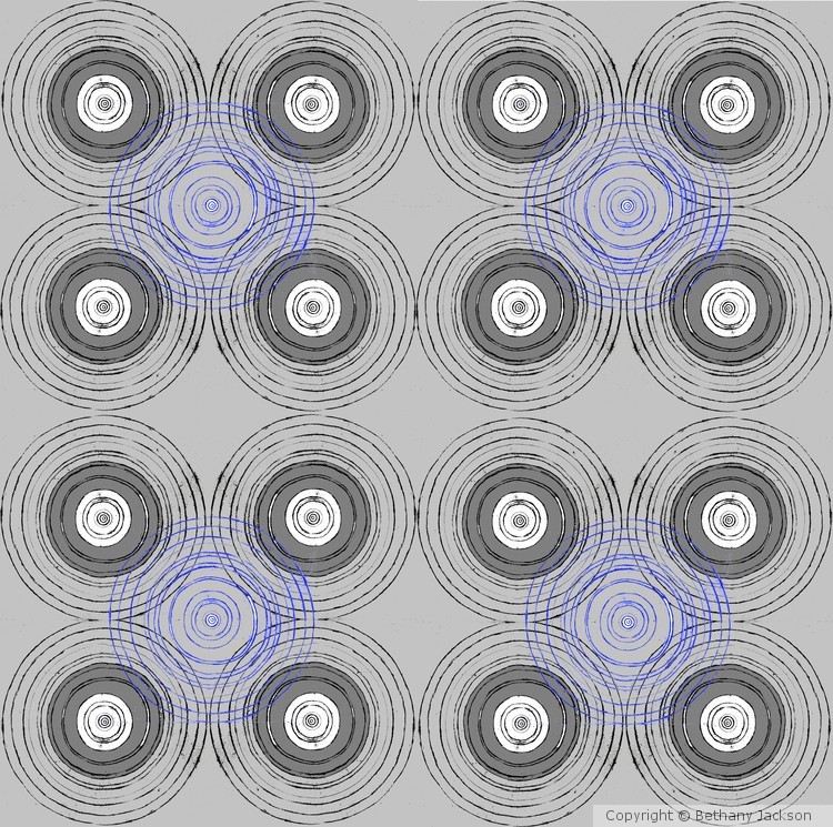 Blue-Grey Bullseyes