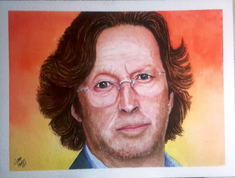 Eric Clapton a learning Portrait