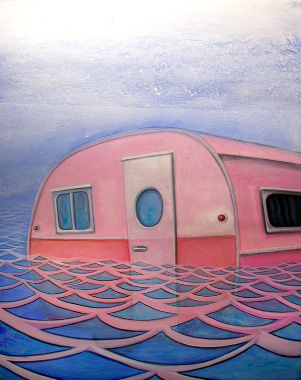 pink trailer