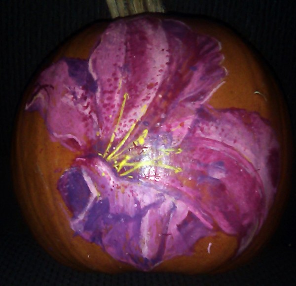 Azalea Pumpkin Painting