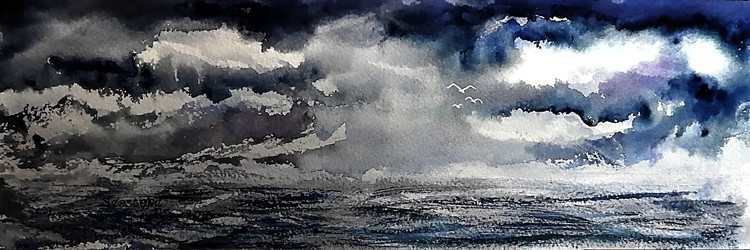 stormy sea