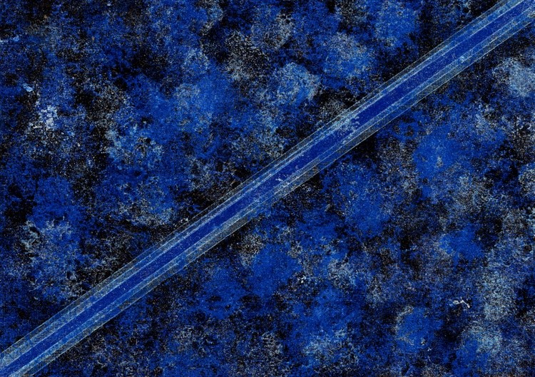 Hard and Soft, Blue on Black