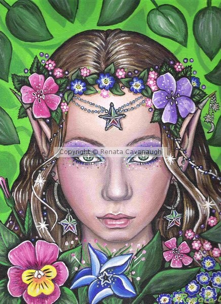 Enchantress of the magic garden