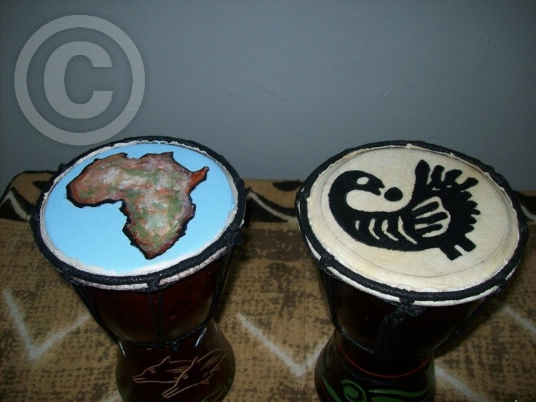 Motherland and Sankofa Djembe Drums