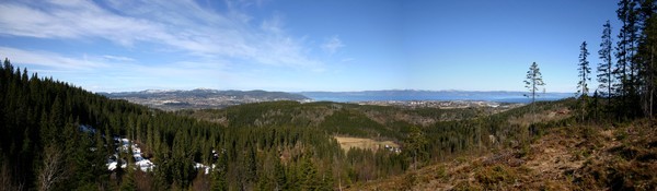 Panoramic view to Trondheim