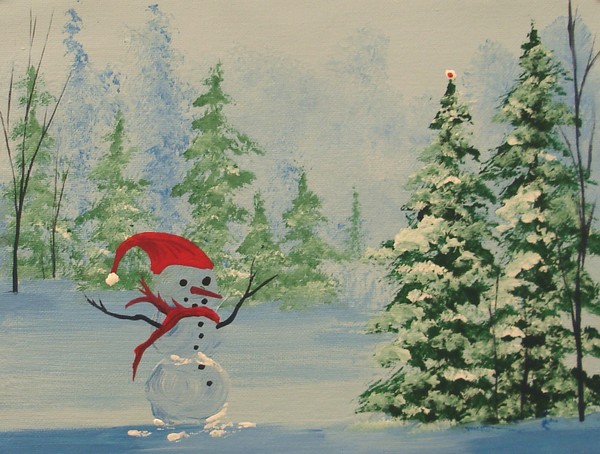 Christmas Tree Snowman