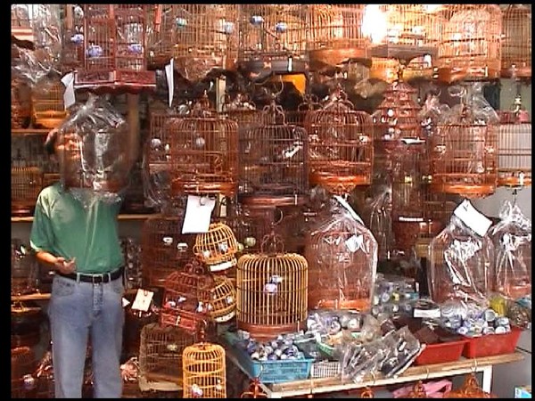 Hong Kong Bird Cage Seller