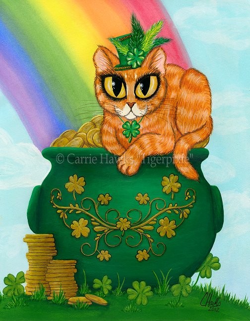 St. Paddy's Day Cat
