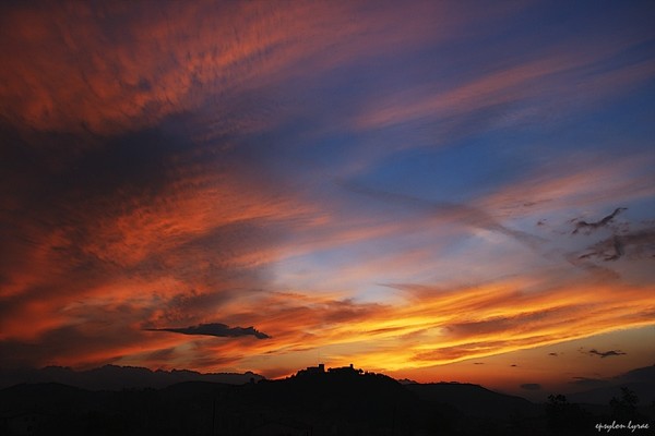 Sunset over Campobasso