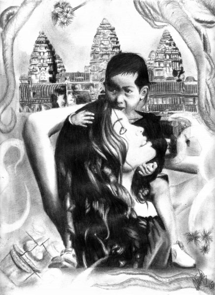 Angelina and Maddox