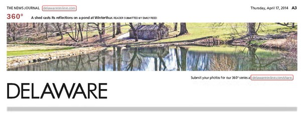 162nd News Journal Panorama-Winterthur Reflections