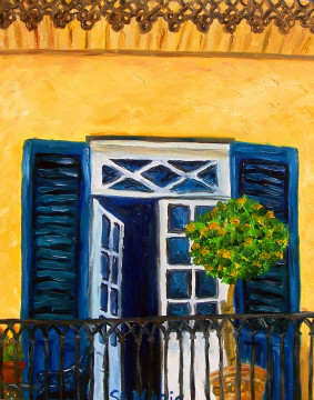 Sunlit Balcony
