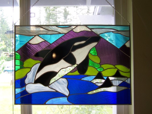 Orcas in the Sound 