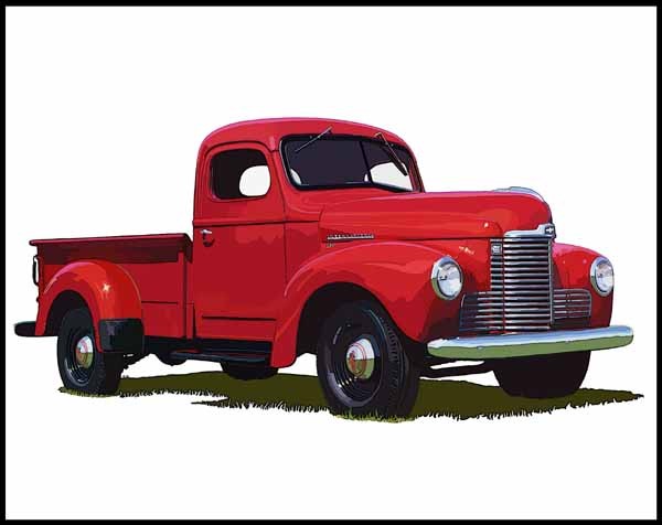 The International KB Pickup Truck