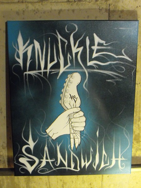 Knuckle Sandwich canvas