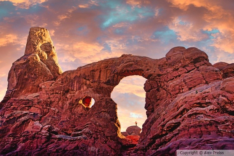 Sunset Over Turret Arch
