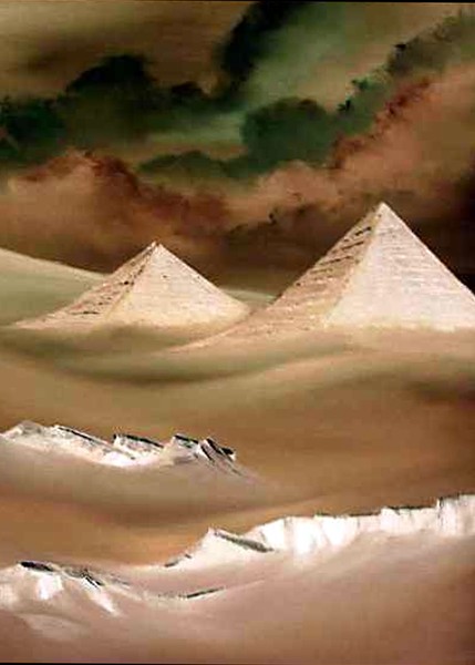 Egyptian Nights in Sepia.