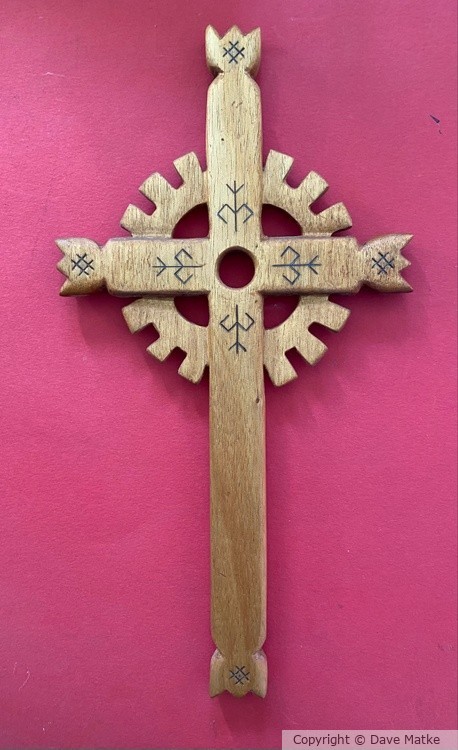 mahogany cross