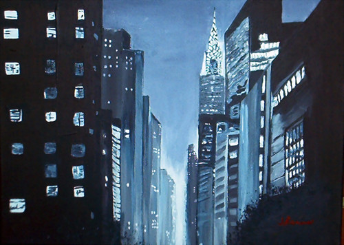 New York at night