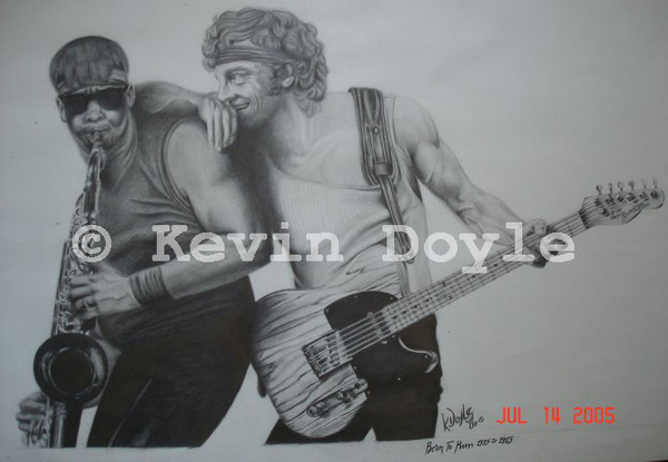Bruce Springsteen and Clarence Clemons