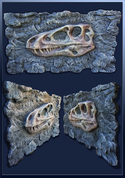 Deinonychus Skull Wall Hanging