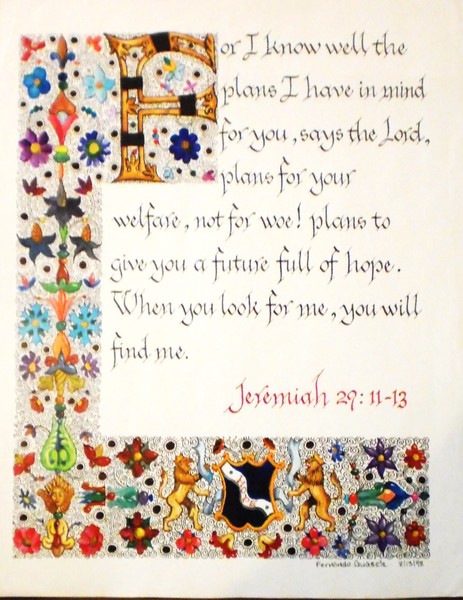Jeremiah 29:11-13