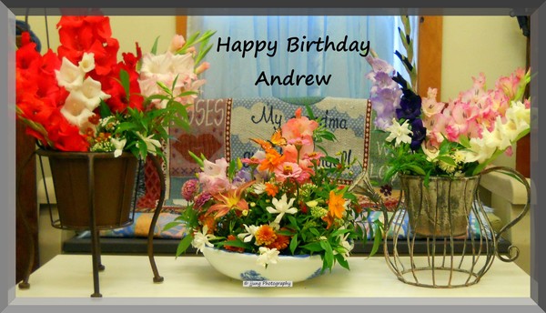 To Andrew, A Happy Birthday