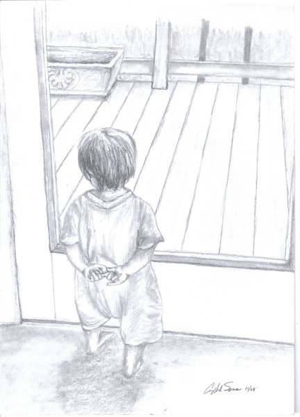 Outside