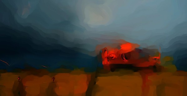 red machine