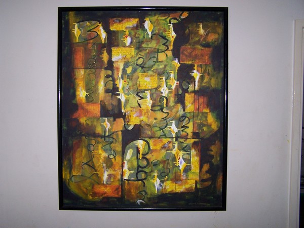 The painted word.