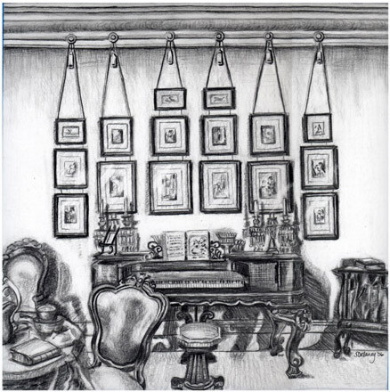 Piano in Parlor