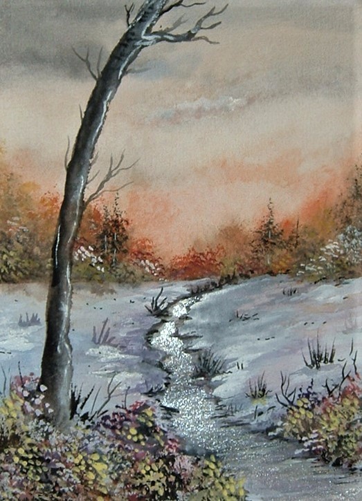 winter river