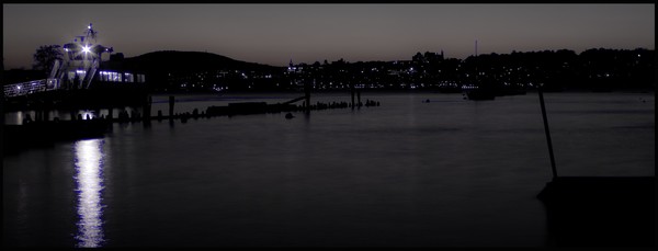 night over the river