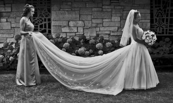 Bride with Sister