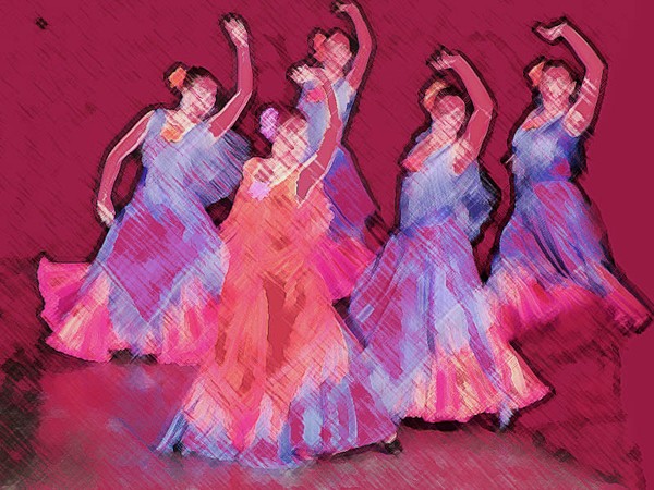 Dancers in Paint