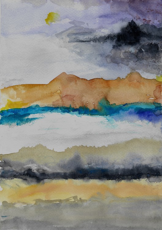 Watercolored Landscape 2