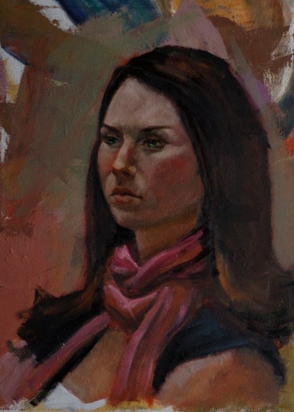 Portrait Study Young Woman