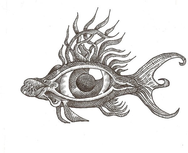 Eye Fish with Teeth