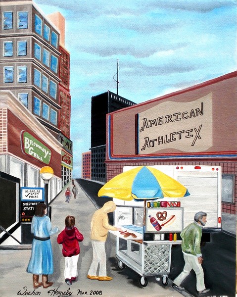 Big City Street Vendor