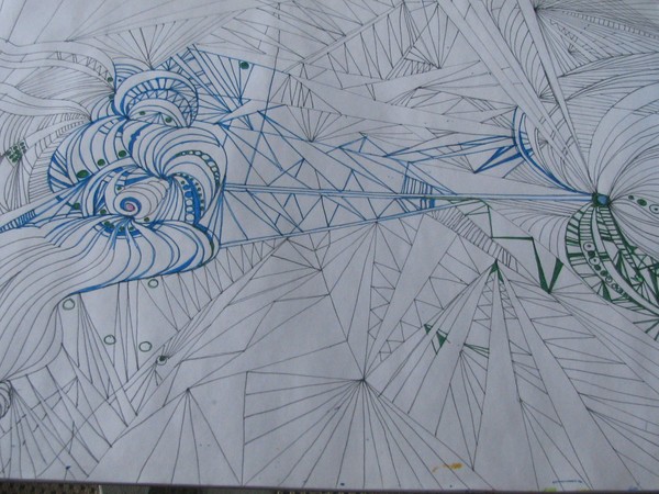 ..SUMMER bLUES:=)-DRAWING PROCESS BY hELI©