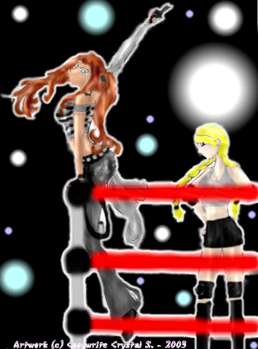 Show wrestling with tag team partner