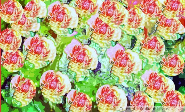Ice Cream Cup Flowers