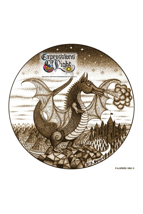 ExpoLight-Graphic-Arts-Dragon-1992-0001 (Pen-&-Ink-Sepia-SP)