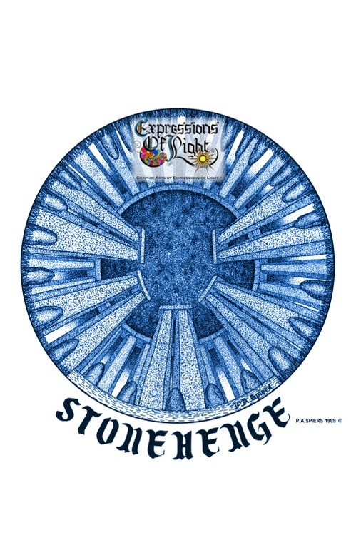 ExpoLight-Graphic-Arts-Stonehenge-1989-0001 (Pen-&-Ink-Blue-Sepia-SP)