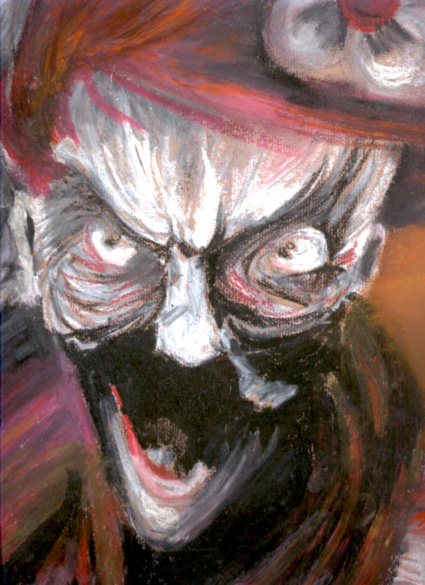 Scary Clown Face