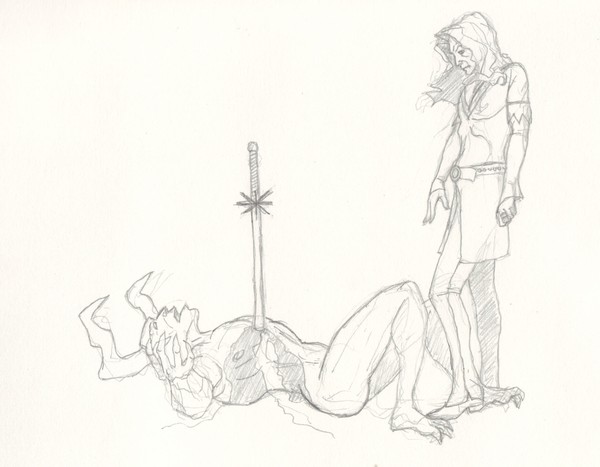 elric defeats demon